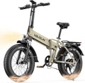 VARUN Electric Bike- 1000W Peak Motor, 25MPH 48V13 Ah Hidden& Removable Battery, 20"x4.0" Fat Tire, 7-Speed E-Bike with Front/Dual Suspension – Foldable Mountain Ebike for Adults, Certified by UL2271