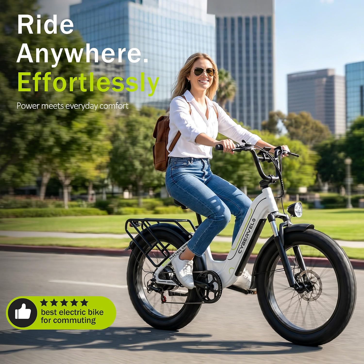 1000W Electric Bike for Adults,70 Miles,26" Commuter Electric Bike,48V Removable Battery,Electric Bicycles for Women/Man, 7-Speed Dual Disc Brake,UL2849