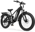 ESKUTE Electric Bike for Adults - 48V20.8Ah Battery Ebike up to 80 Miles, 32+MPH, Peak 1500W Brushless Motor, 26x4.0 Fat Tire Step-Over Mountain Ebike, 8-Speed, Full Suspensions E-Bike