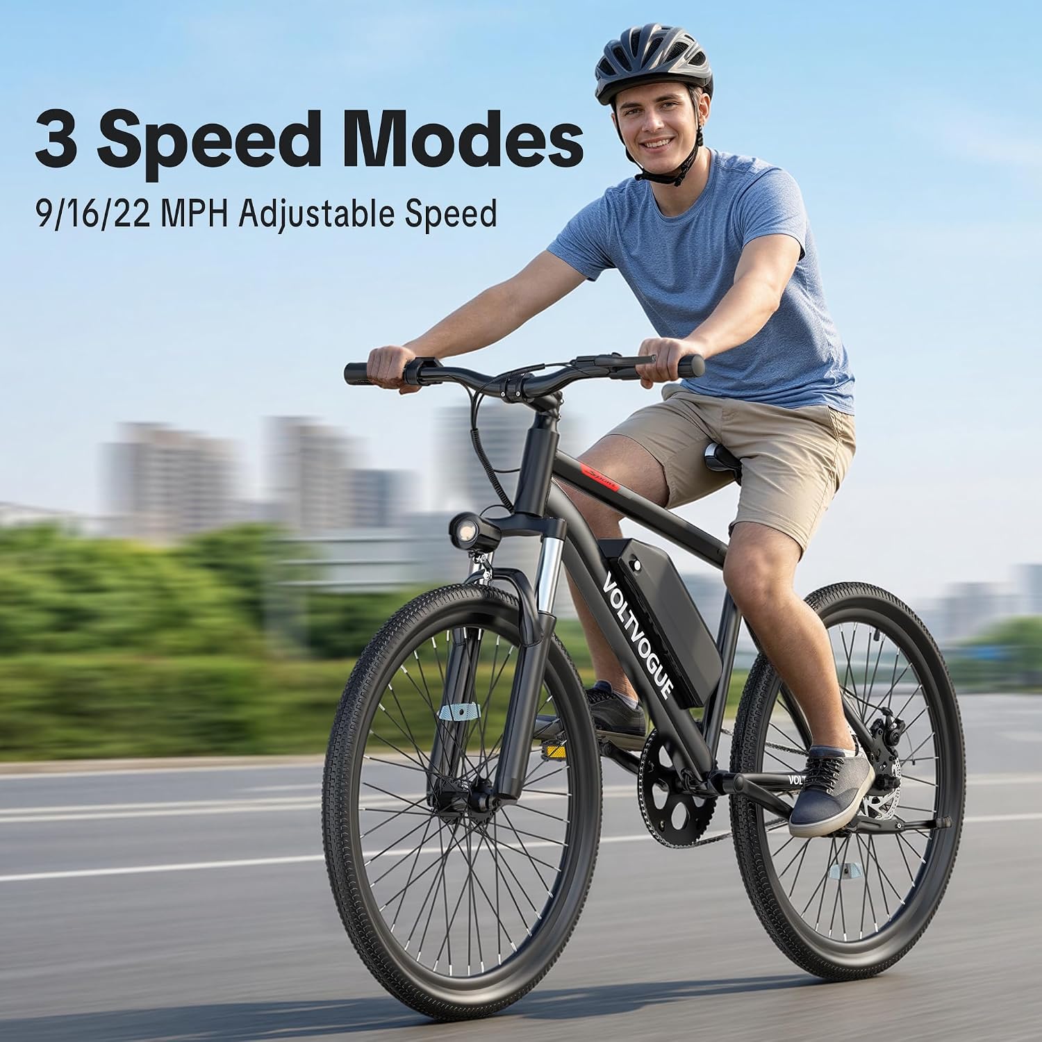 1000W Peak Electric Bike for Adults,up 45 Miles Removable Battery Ebike, 26" Electric E Bike with 3-Speed,Adult Electric Bicycles for Commute Beach Snow Womens/Man All Terrain