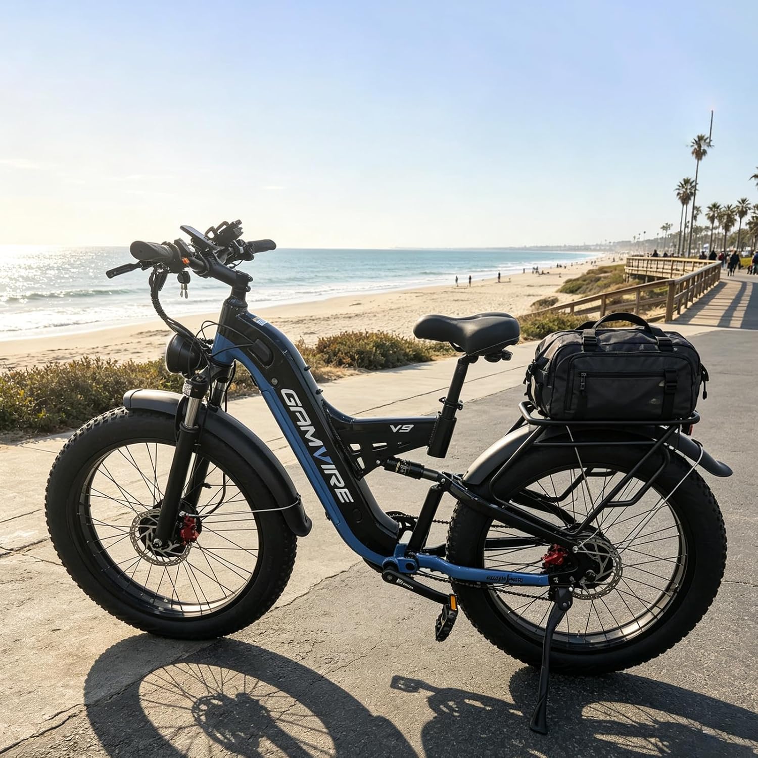 E·Bycco 2026 9000W Peak Dual Motor Electric Bike, 52V 30AH LG Cells, 26" Fat Tire E-Bike for Adults, 50-55MPH Max Speed, 100 Miles Long Range E-Bicycle, Full Suspension & Hydraulic Disc Brakes