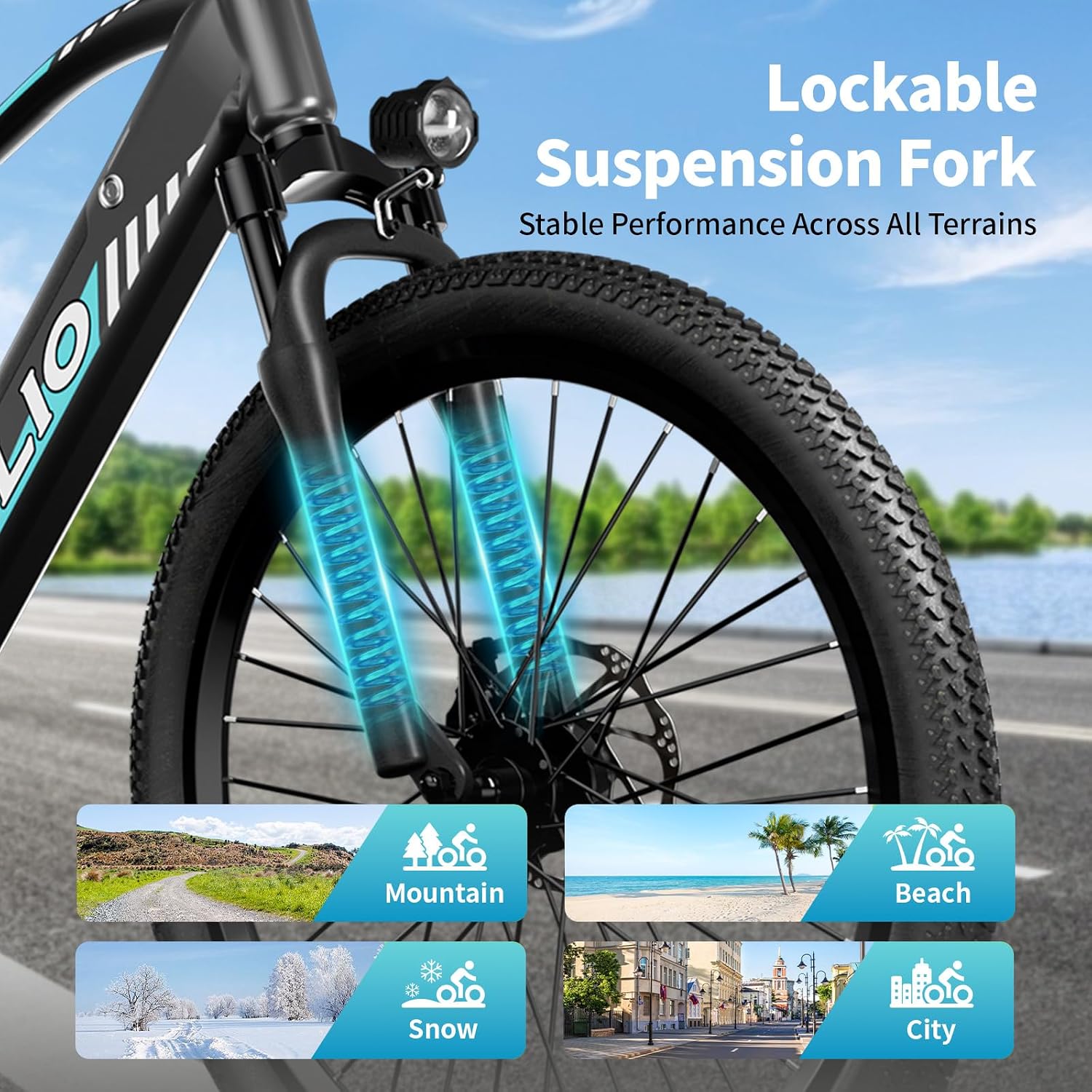 26'' Adult Electric Bike, 750W Peak 48V, 20MPH 7-Speed Commuter UL 2849 | 48V 10Ah Built-in Removable Battery, 3 Riding Modes, 30-50 Miles Range, Electric Bicycle for Men and Women, UL 2849 Standard