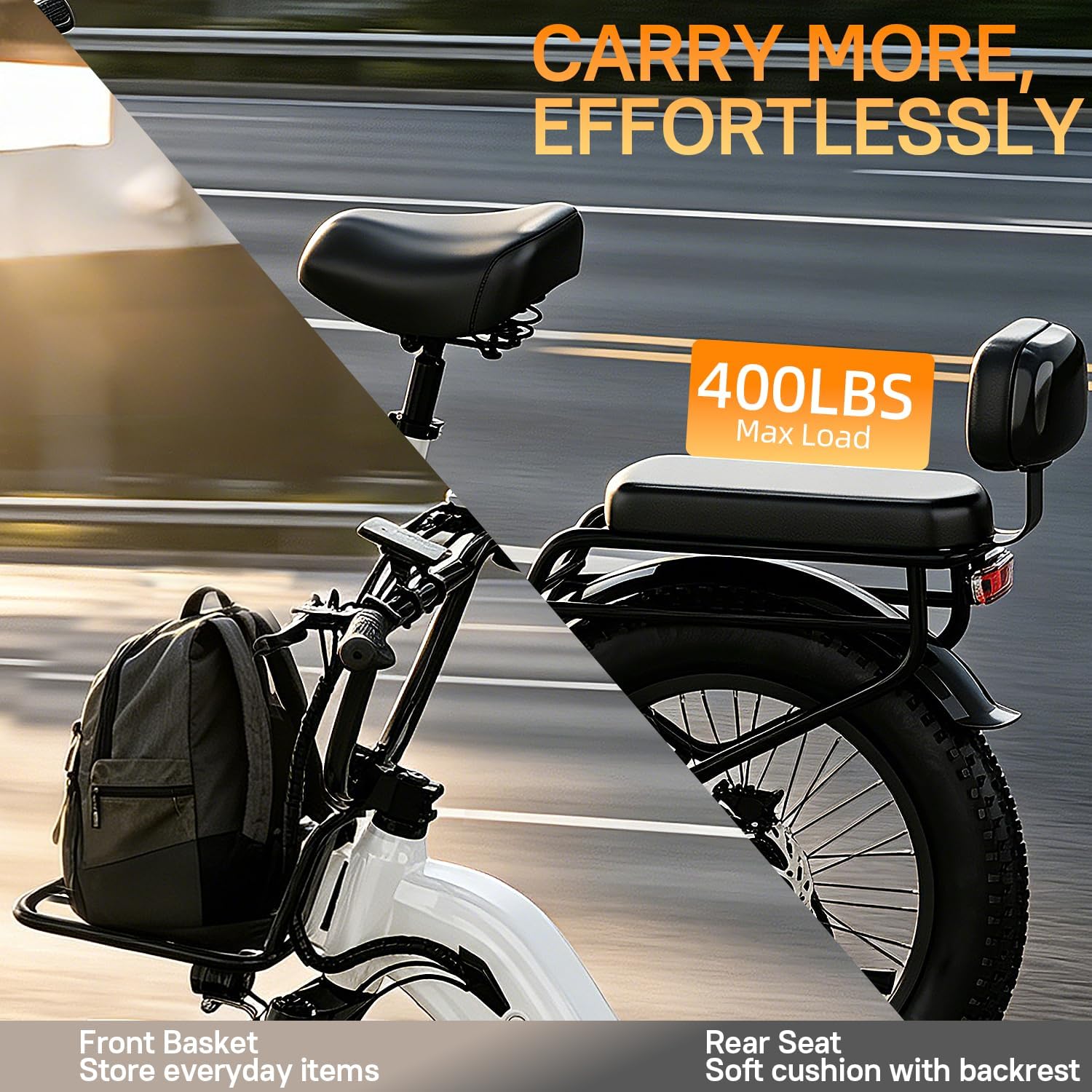 1500W Electric Bike for Adults,960Wh Removable Battery,28MPH, 80-Mile Range,20" x 4" Fat Tire Step-Thru E-Bike,7-Speed All Terrain Electric Mountain Bike