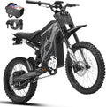 HAPPYRUN G300 Pro Electric Dirt Bike for Adults, 72V 30Ah Battery, 6500W Motor, 50 MPH Speed, 70 Mile Range, 350 Lbs Load Capacity, Hydraulic Brakes