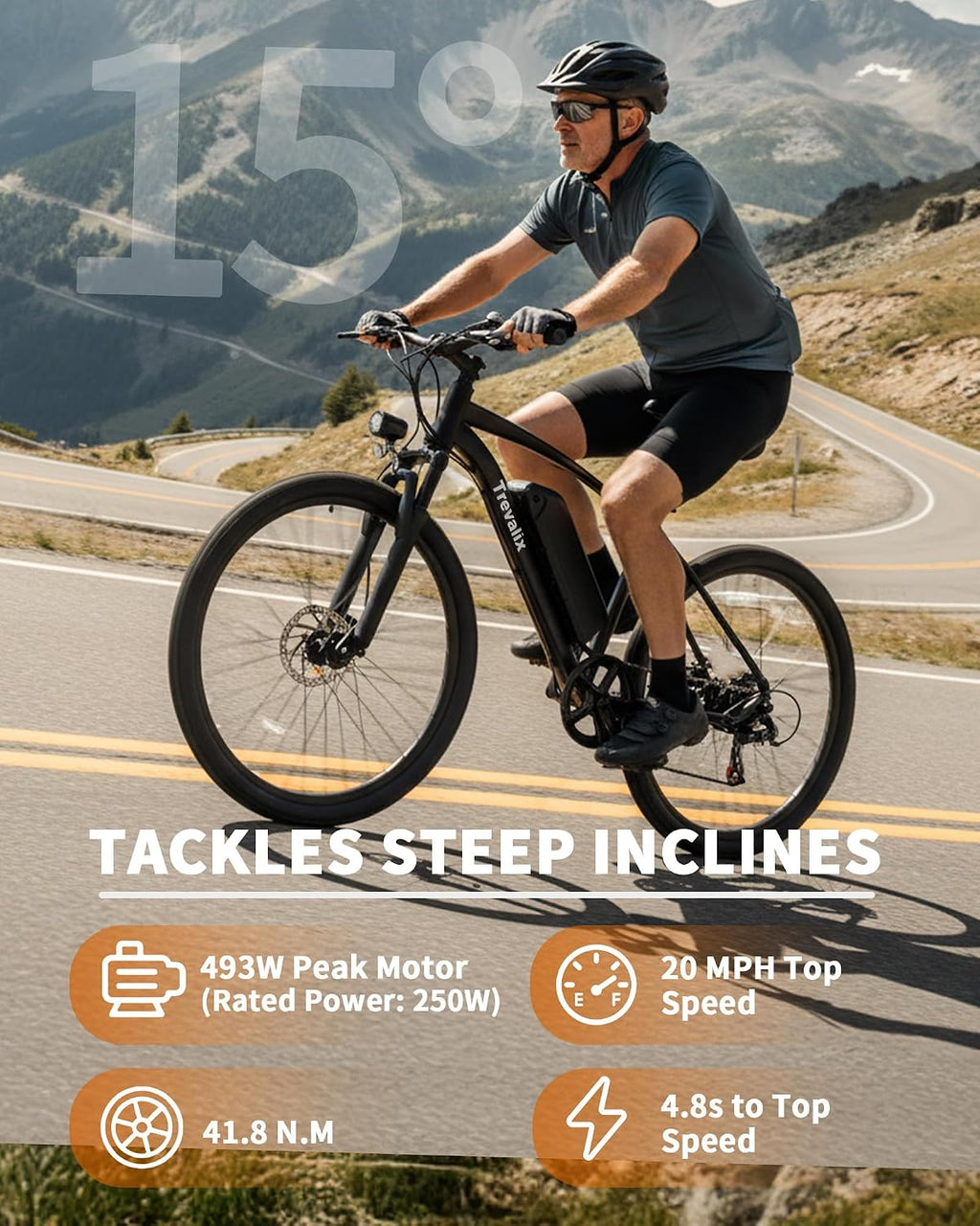 Electric Bike for Adults, 50/74 Miles 20 MPH Mountain Ebike, 500W Peak E Bike with Cadence/Torque Sensor, 10.4/15.6Ah UL 2849 Certified Battery, 26“ Bike with Shimano 6-Speed