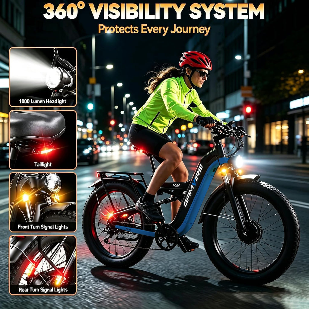 E·Bycco 2026 9000W Peak Dual Motor Electric Bike, 52V 30AH LG Cells, 26" Fat Tire E-Bike for Adults, 50-55MPH Max Speed, 100 Miles Long Range E-Bicycle, Full Suspension & Hydraulic Disc Brakes