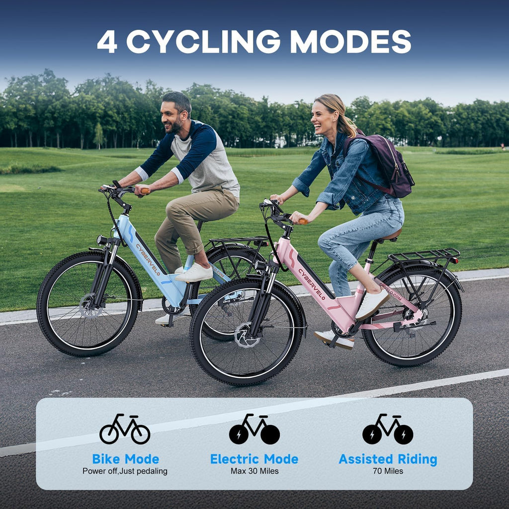 Electric Bike for Adults, with 1000W Motor,48V Removable Battery,60Miles,20MPH,Electric Commuter Bike for Women/Man,UL2849 Certified,7 Speed,Step-Thru Ebike
