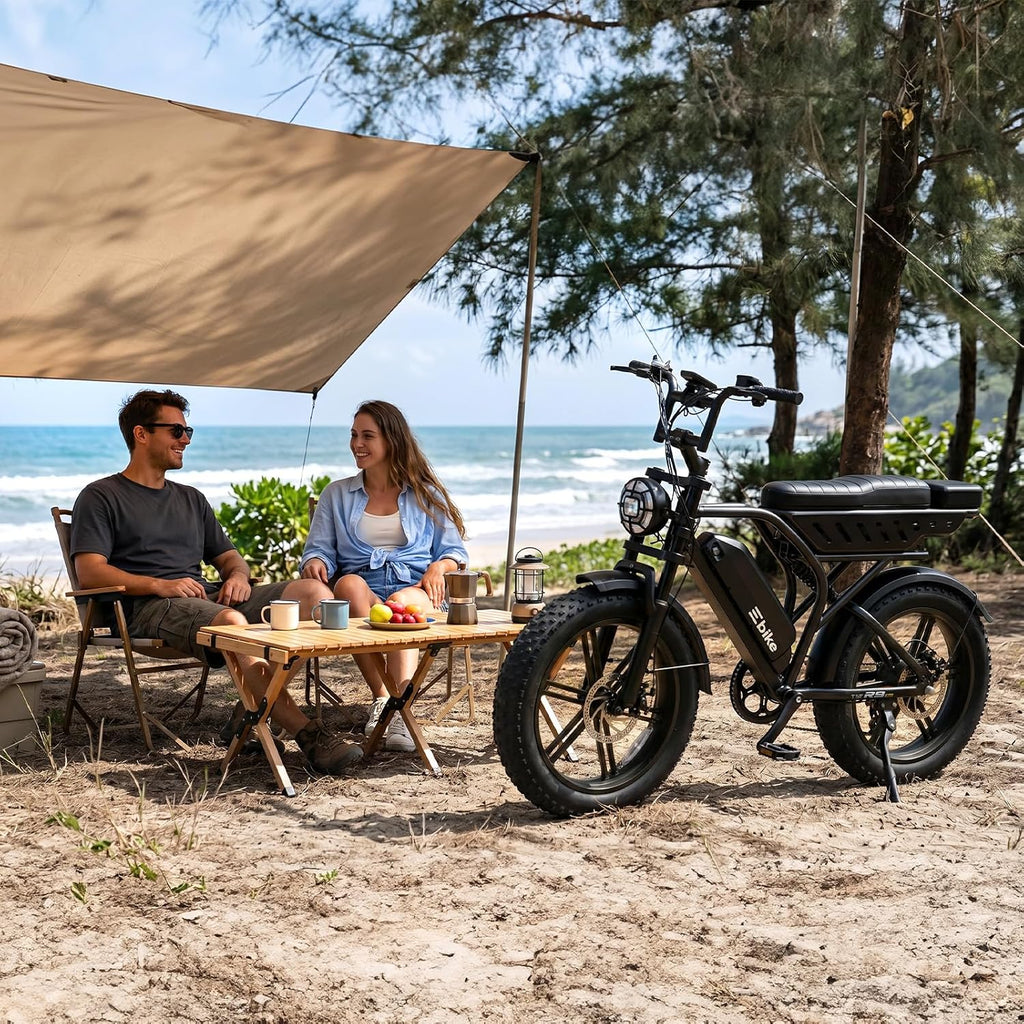TST Electric Bike for Adults, 48V 15Ah Battery for Urban Cycling, 60 Miles | 1500W Peak Motor, Dual Suspension ,7-speed Gears, 3 Working Modes, Suitable for Commuters and Beginner Cyclists,DIY