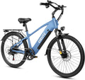 ESKUTE 70Miles 28MPH 840 WH Removable Battery e-Bike, Electric Bike for Adults-1300w Peak Ebike, Step Over Electric Bicycle, 7-Speed 26'' tire, Adjustable Stem, 7-Speed 26'' tire, Adjustable Stem