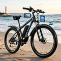 29 Inch Adult Commuter Electric Bike,Peak 1000W Motor 48V 17.5AH Removable Battery E-Bike Upto 70-80 Miles 34-36Mph E-Bike with 21-Speed RangeDisc Brakes & Front Suspension