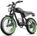 20 Inch Adult Electric Bike, 1500W/3000W Peak Motor 30-38MPH Max 50-90 Mile 15.6/18.9Ah/35Ah Battery, Motorcycle Type ebike,Shipped from USA