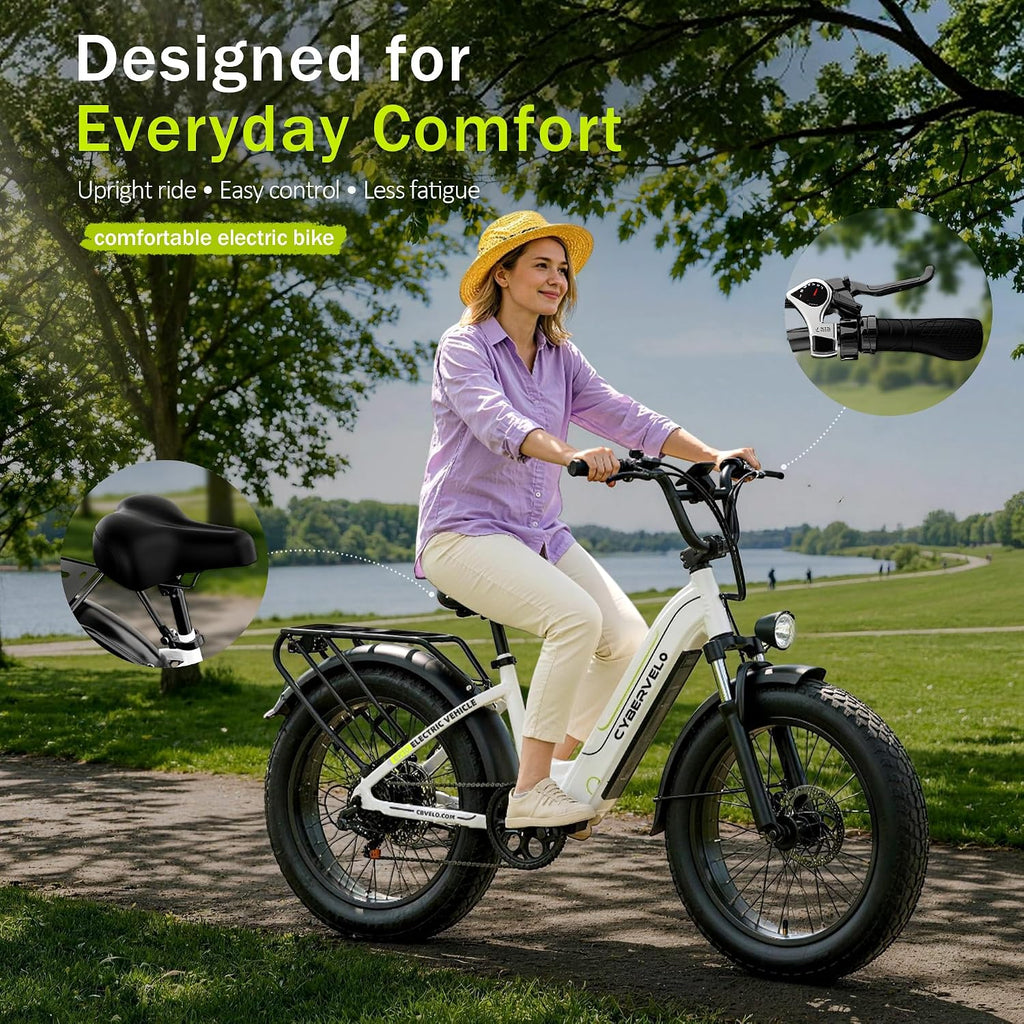 1000W Electric Bike for Adults,70 Miles,26" Commuter Electric Bike,48V Removable Battery,Electric Bicycles for Women/Man, 7-Speed Dual Disc Brake,UL2849