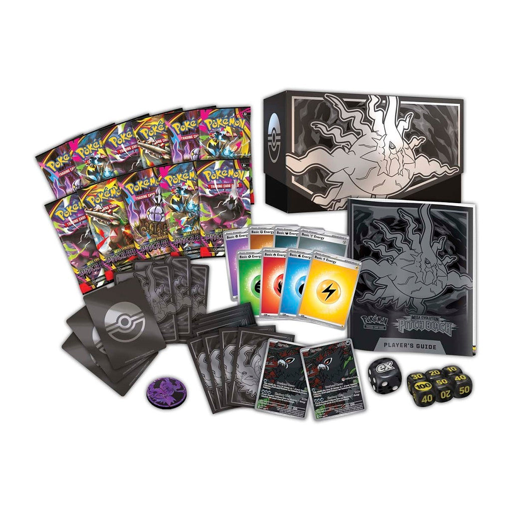 Pokémon TCG Mega Evolution: Pitch Black Pokémon Center Elite Trainer Box – 11 Booster Packs & Exclusive Promo