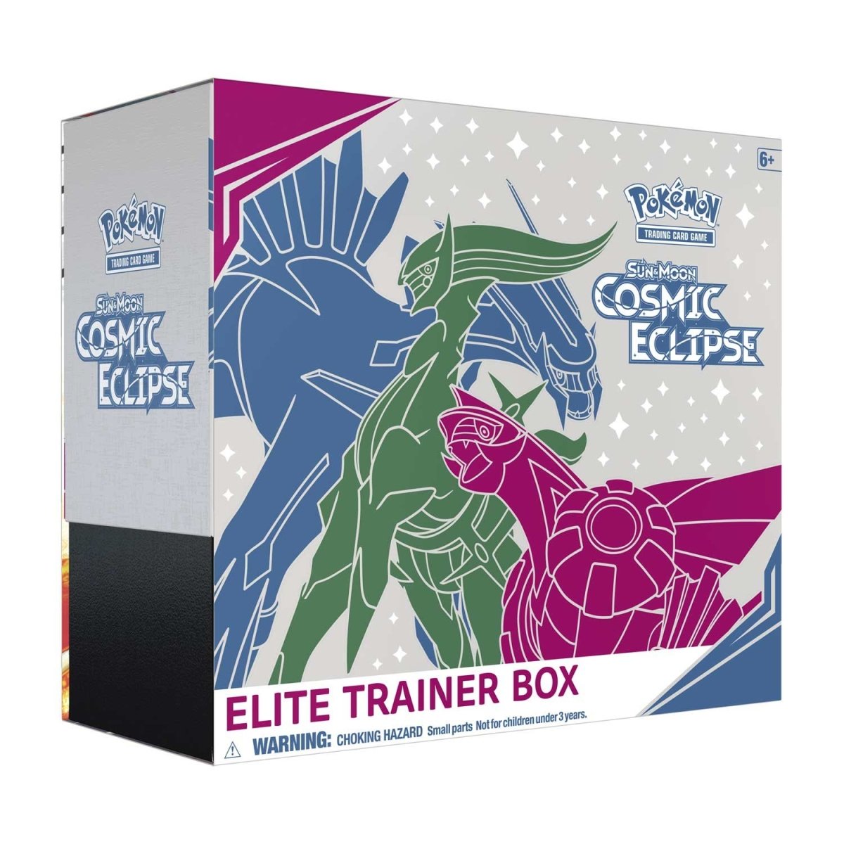 Pokémon TCG Sun & Moon Cosmic Eclipse Elite Trainer Box | 8 Booster Packs | Arceus Dialga Palkia Sleeves