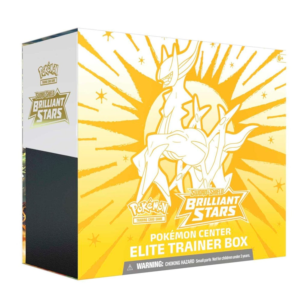Pokémon TCG Brilliant Stars Pokémon Center Elite Trainer Box | PC ETB | 10 Booster Packs | Factory Sealed