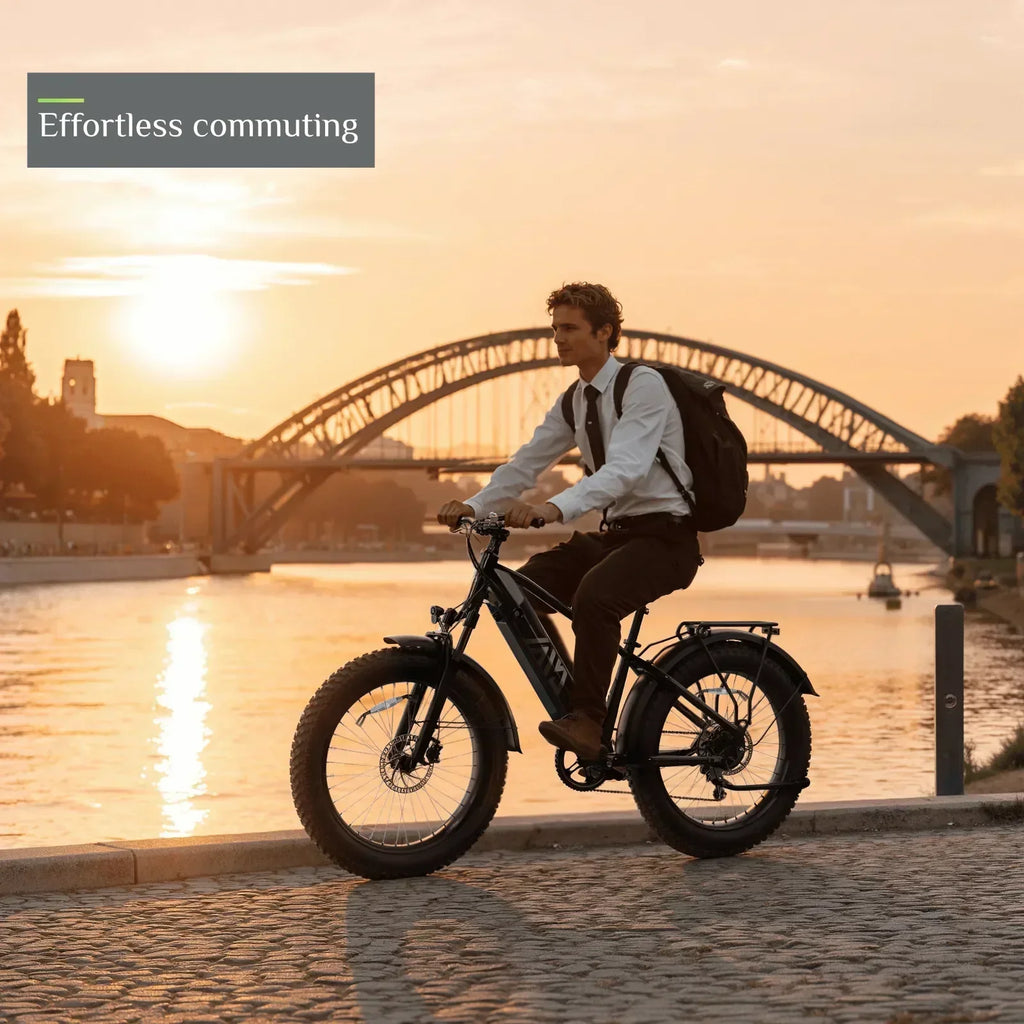 TST® Combo Sale Defender 26" Fat Tire Ebike For Adult